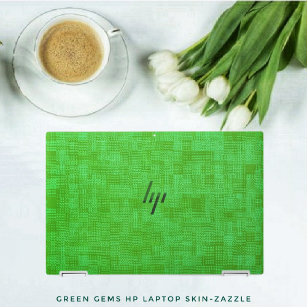 Green Gems HP Laptop Skin