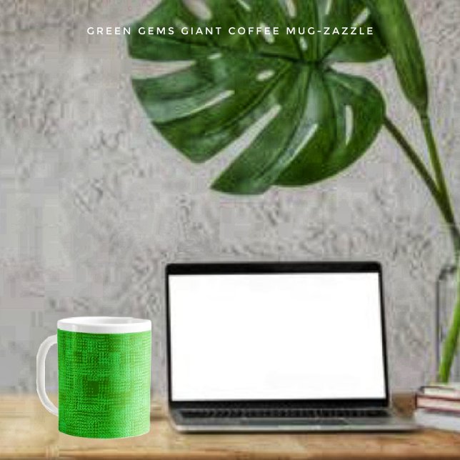 Green Gems Large Coffee Mug (Creator Uploaded)