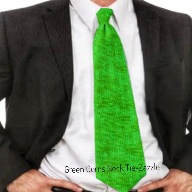 Green Gems Tie (Creator Uploaded)