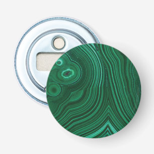 Green gemstone malachite bottle opener