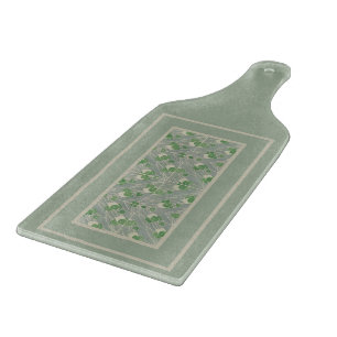 Green Geometric 1915 Hannah Borger Overbeck Cutting Board