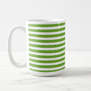 Green Geometric Coffee Mug