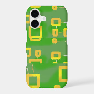 Green Geometric iPhone / iPad case