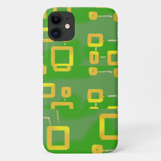 Green Geometric iPhone / iPad case