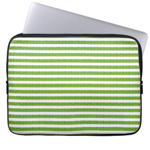 Green Geometric  Laptop Sleeve