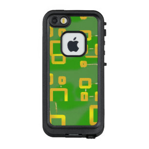 Green Geometric LifeProof Case