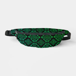 Green Geometric Pattern / Indian Print  Bum Bags