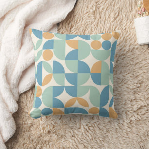Green Geometric pattern mosaic Cushion