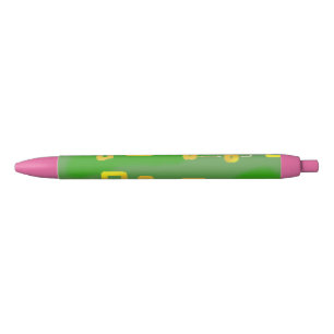 Green Geometric Pen
