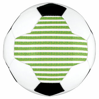 Green Geometric  Soccer Ball