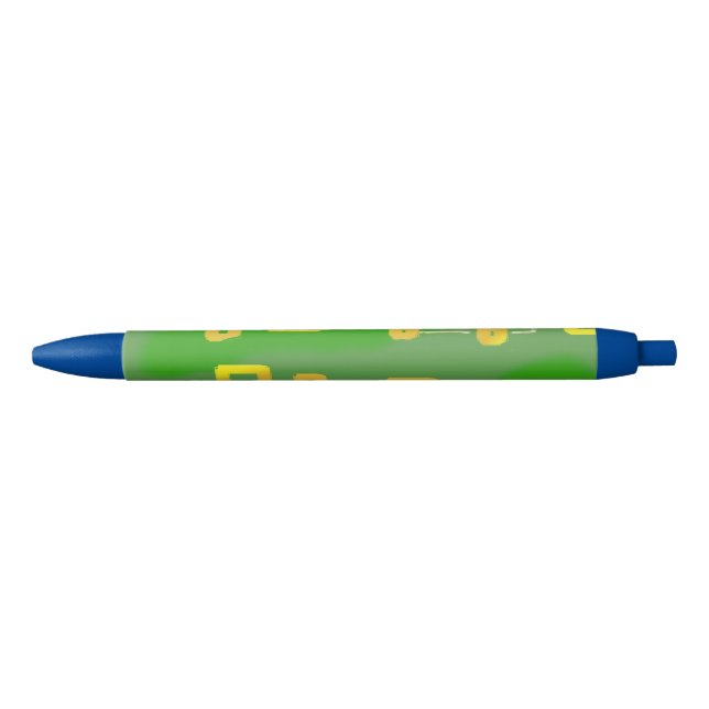 Green Geometric Songwriting Pen (Front)