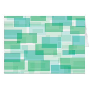 Green geometrical squares pattern