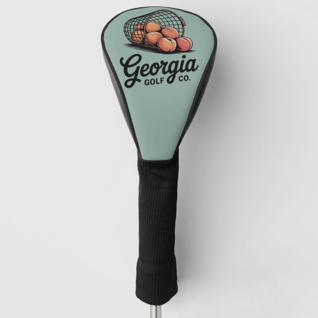 Green Georgia Golf Co Range Bucket  Head Cover (Front)