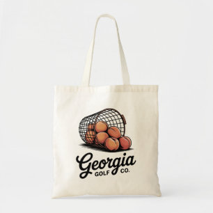Green Georgia Golf Co Range Bucket Tote Bag