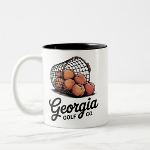 Green Georgia Golf Co Range Bucket  Two-Tone Coffee Mug