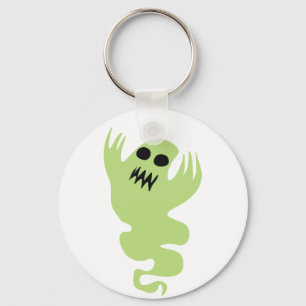 Green Ghost Key Ring