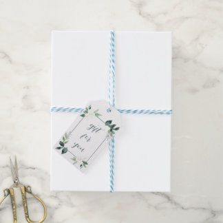 green gift tags