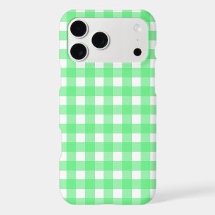 Green gingham