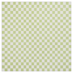 Green Gingham Fabric