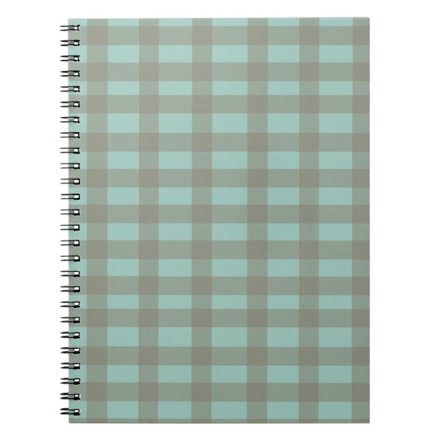 Green Gingham Notebook (Front)
