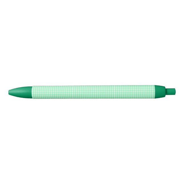 Green Gingham Pen (Front)
