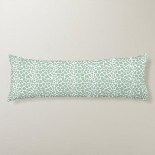 Green Giraffe Print Body Cushion