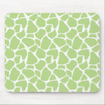 Green Giraffe Print Mousepad<br><div class="desc">Giraffe print custom mouse pad</div>