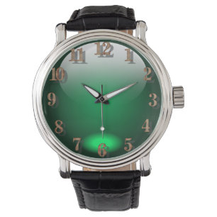 Green Glass design Watch