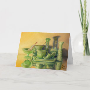 “Green Glassware” Card