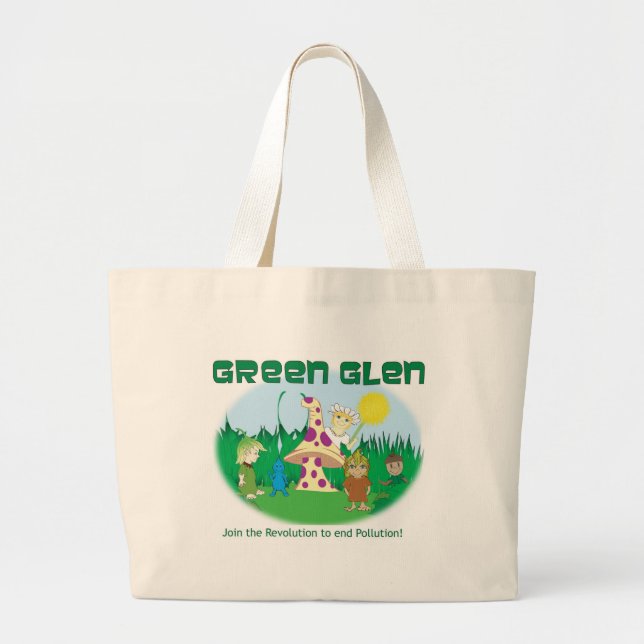 Green Glen Gang Organic Tote 2 (Front)