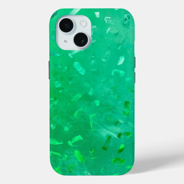 Green Glitter Case-Mate iPhone Case (Back)