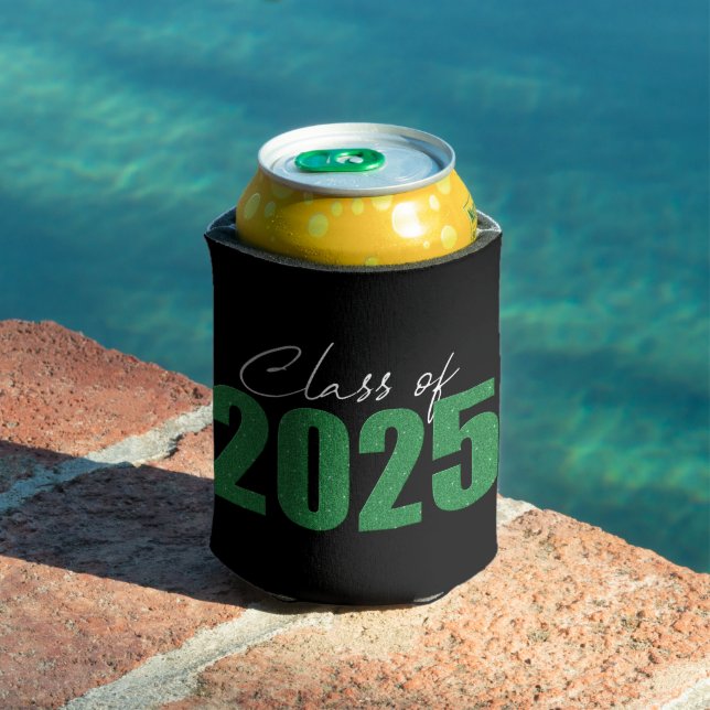 Green Glitter Class of 2025 Can Cooler (In Situ Pool)