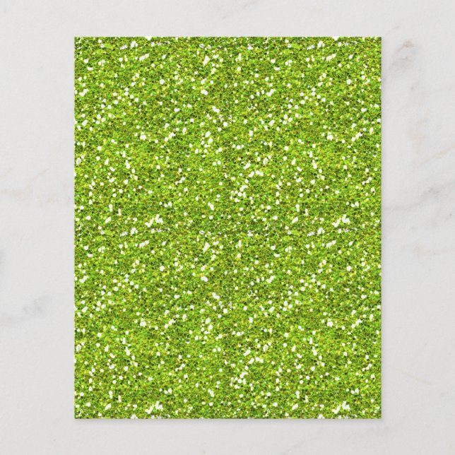 GREEN GLITTER-LIKE TEXTURE BACKGROUND WALLPAPER TE FLYER (Front)