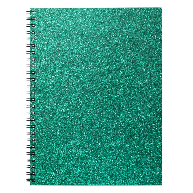 Green Glitter Notebook (Front)