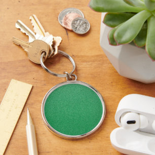 Green Glitter, Sparkle, Glitter Background Key Ring