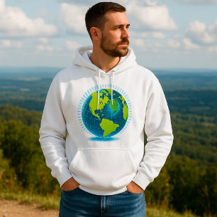 Green Globe Hoodie