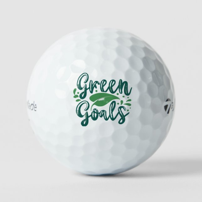 Green Goals  Golf Balls (Front)