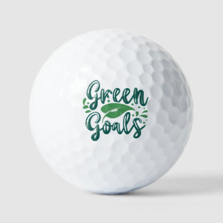 Green Goals  Golf Balls