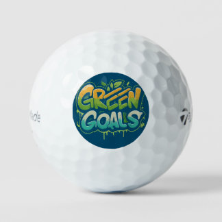 Green Goals Golf Balls