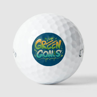 Green Goals Golf Balls