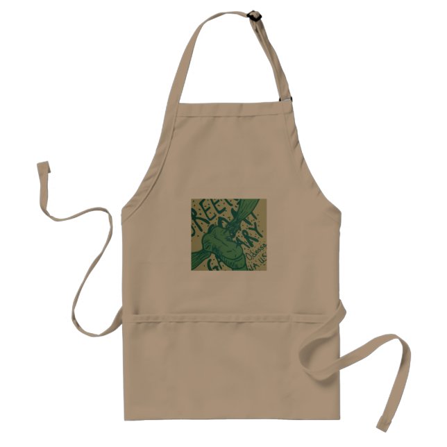 Green Goat Gallery Artist Smock Standard Apron (Front)