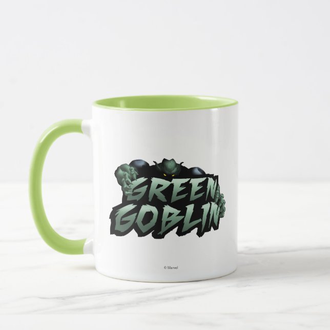 Green Goblin Logo Mug (Left)