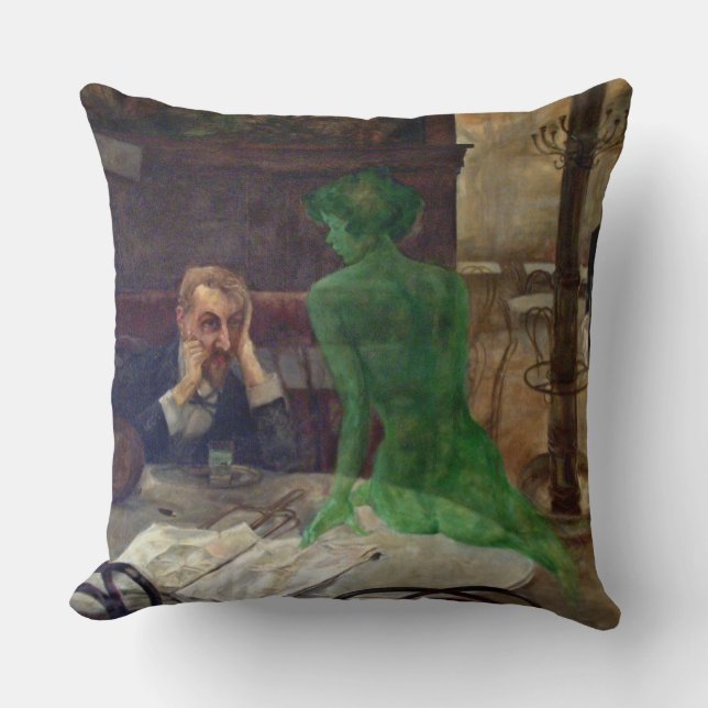 Green Goddess Devotee 1901 Cushion (Front)