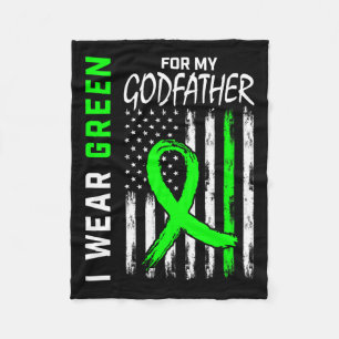 Green Godfather Kidney Disease Cerebral Palsy Awar Fleece Blanket