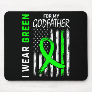 Green Godfather Kidney Disease Cerebral Palsy Awar Mouse Pad