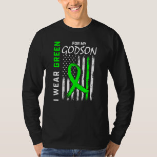 Green Godson Kidney Disease Cerebral Palsy Awarene T-Shirt