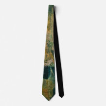 Green & Gold, A Gel Print Abstract