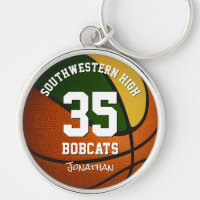 Green gold boys girls sports team name basketball
