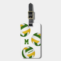 green gold boys girls volleyball travel team gifts