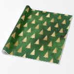 GREEN GOLD CHRISTMAS TREE 2 WRAPPING PAPER<br><div class="desc">Stunning pretty elegant  wrapping paper gold,  pink,  green,  blue pastel so beautiful  birthday party,  wedding paper,  gift wrapping always adding new things to match craft supplies and favour tags etc Christmas wrapping</div>